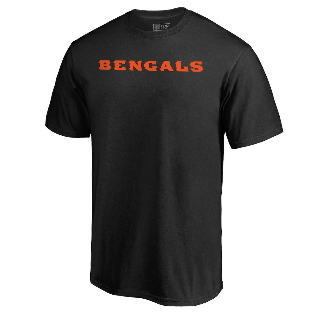 Cincinnati Bengals Wordmark T-Shirt - Black discount