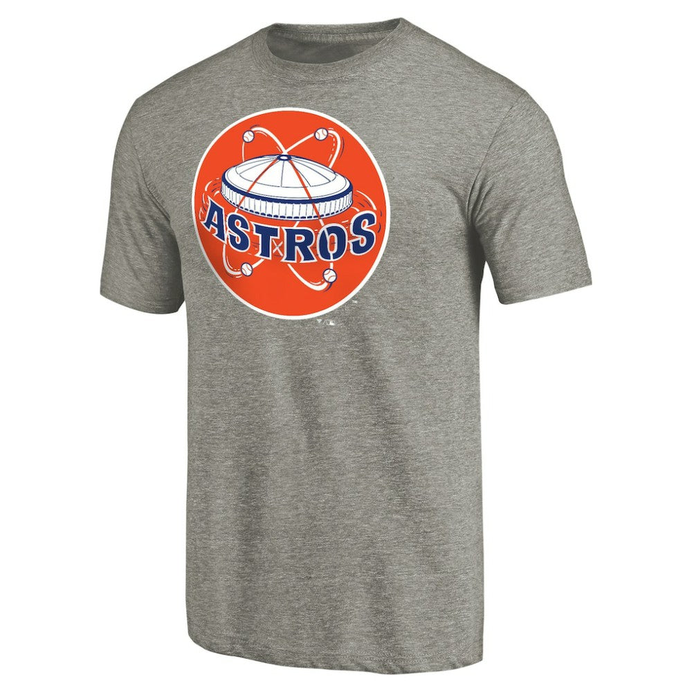 Houston Astros Cooperstown Collection Forbes Tri-Blend T-Shirt Ash