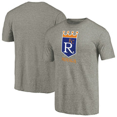 Kansas City Royals Cooperstown Collection Forbes Tri-Blend T-Shirt Ash