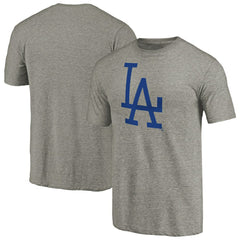 Los Angeles Dodgers Cooperstown Collection Forbes Tri-Blend T-Shirt Ash