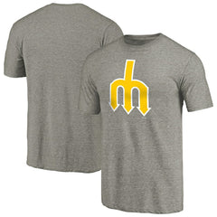 Seattle Mariners Cooperstown Collection Forbes Tri-Blend T-Shirt Ash