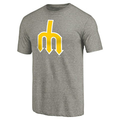 Seattle Mariners Cooperstown Collection Forbes Tri-Blend T-Shirt Ash