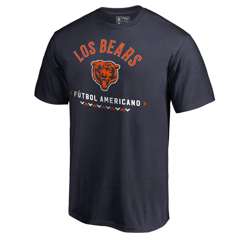 Chicago Bears Futbol Americano T-Shirt - Navy on sale