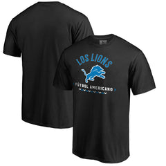 Detroit Lions Futbol Americano T-Shirt - Black for sale