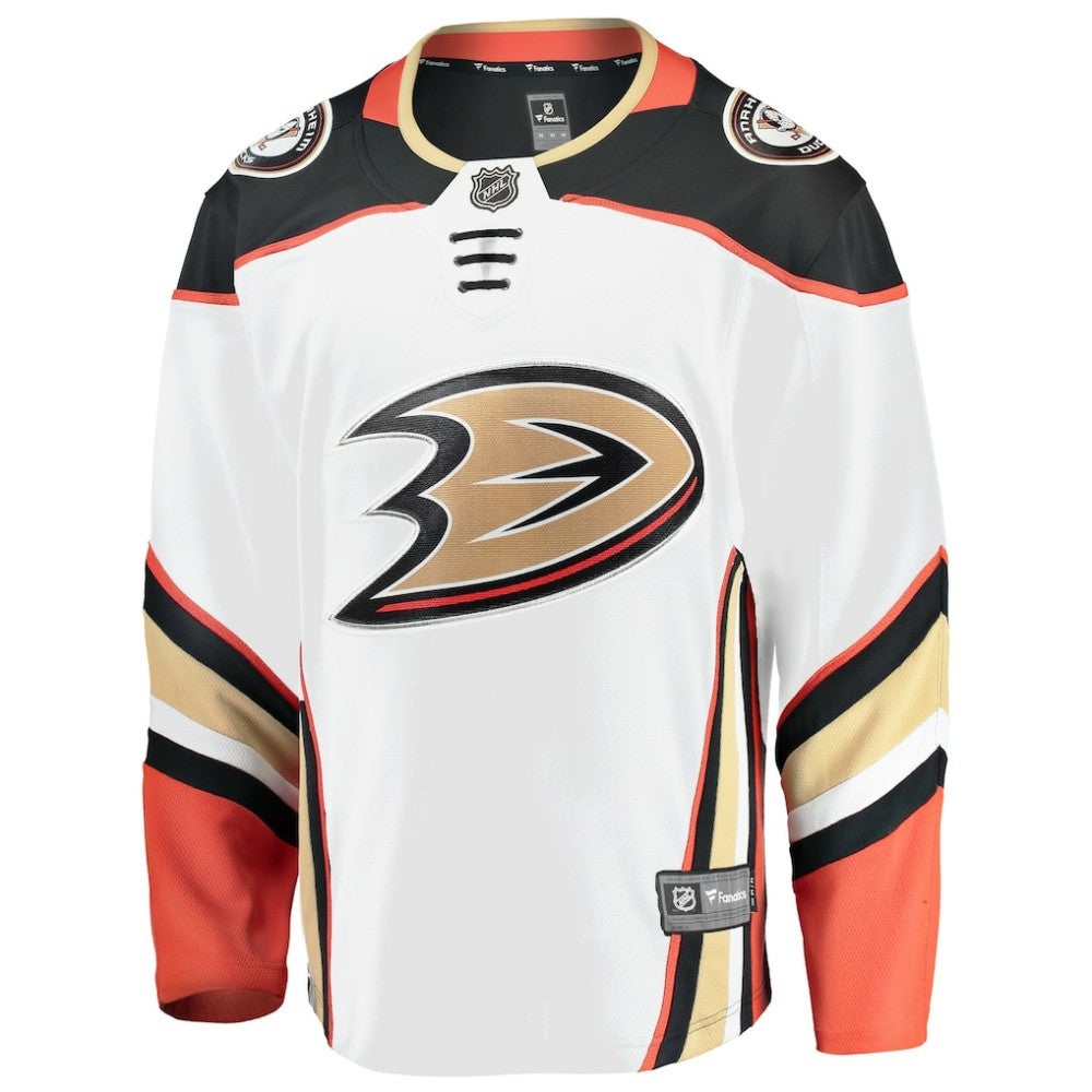 Anaheim Ducks Fanatics Breakaway Away Jersey - White Jerseys