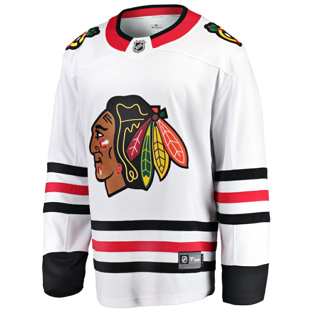 Chicago Blackhawks Fanatics Breakaway Away Jersey - White Jerseys