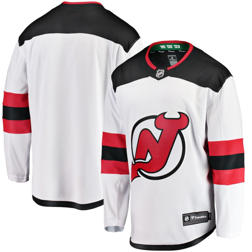 New Jersey Devils Fanatics Breakaway Away Jersey - White Jerseys