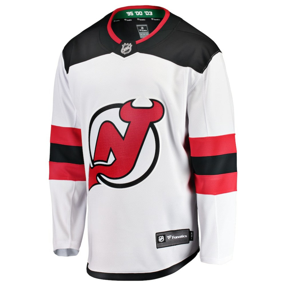 New Jersey Devils Fanatics Breakaway Away Jersey - White Jerseys