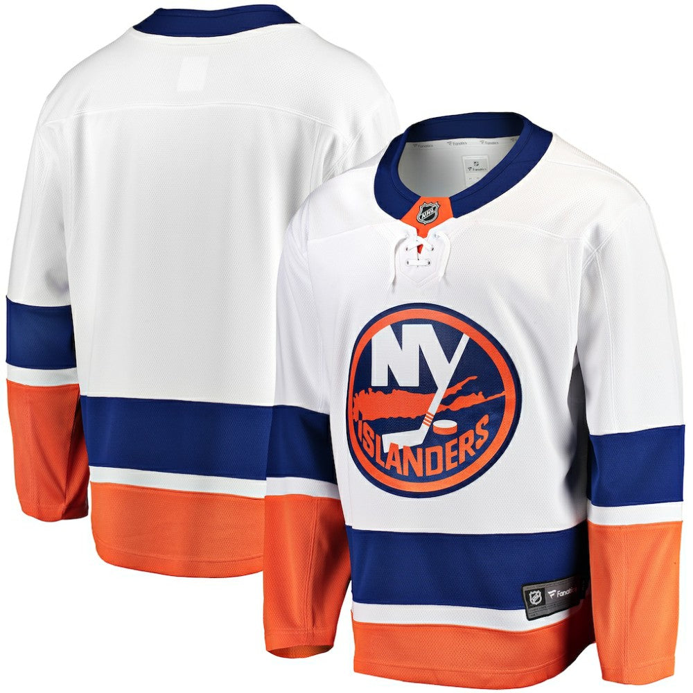 New York Islanders Fanatics Breakaway Away Jersey - White Jerseys