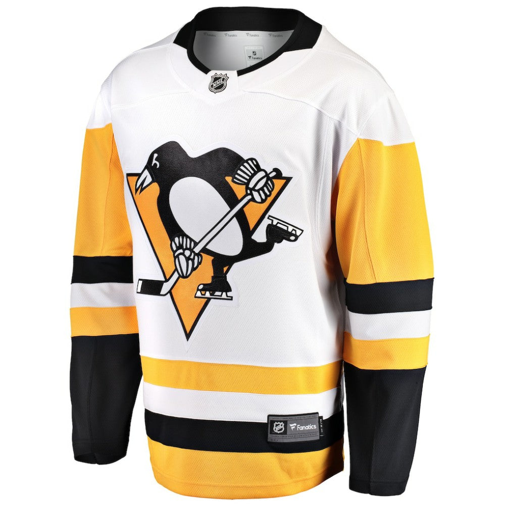Pittsburgh Penguins Fanatics Away Breakaway Jersey - White Jerseys