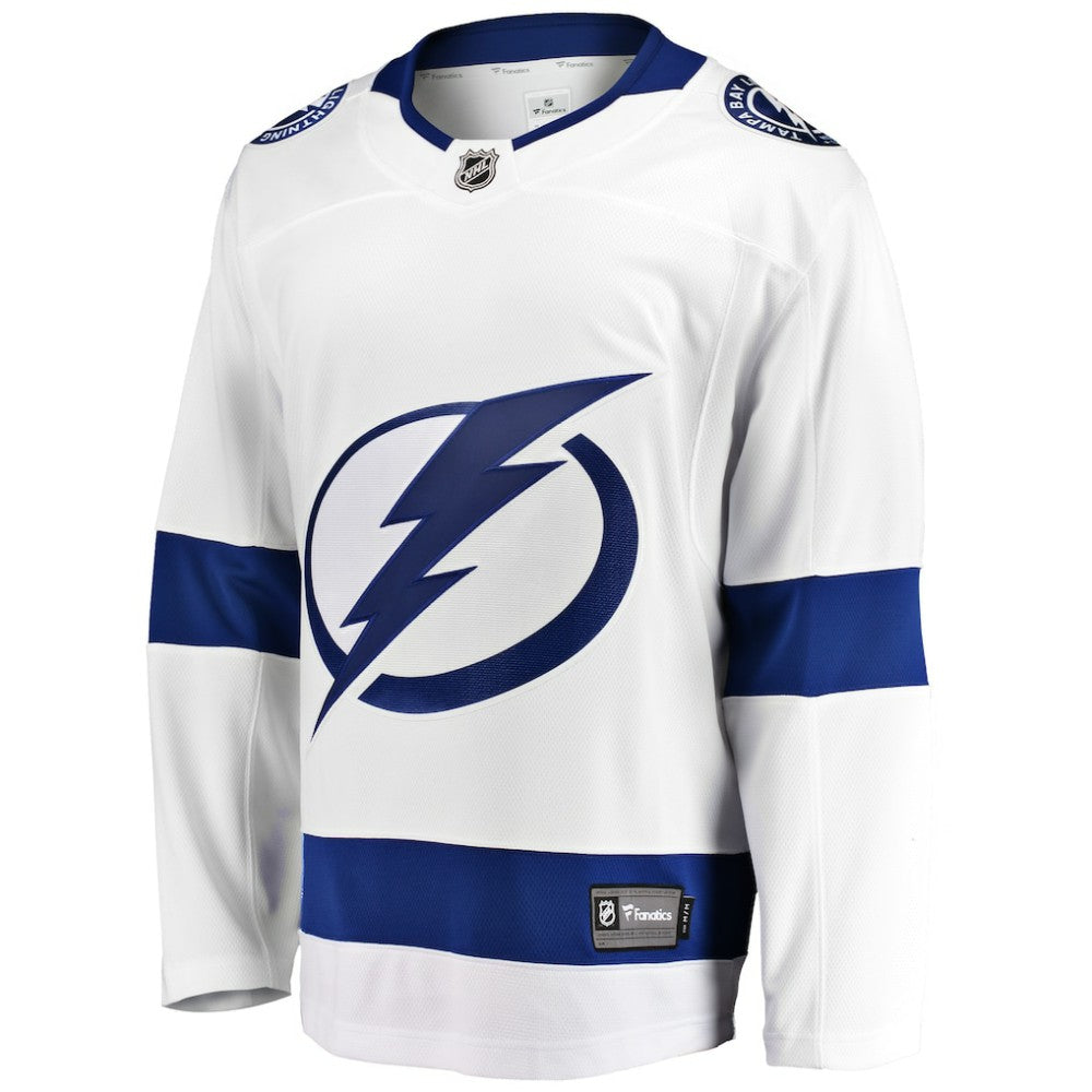 Tampa Bay Lightning Fanatics Breakaway Away Jersey - White Jerseys