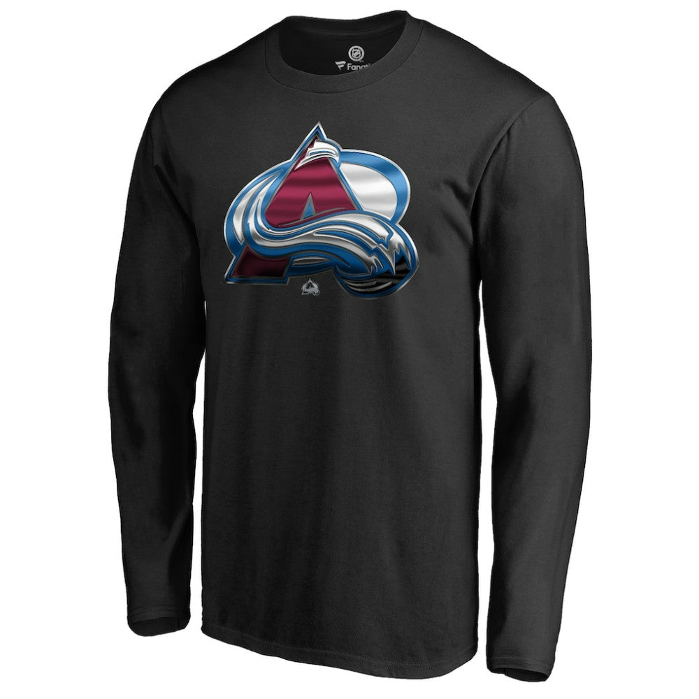 Colorado Avalanche Midnight Mascot Long Sleeve T-Shirt - Black T-shirts