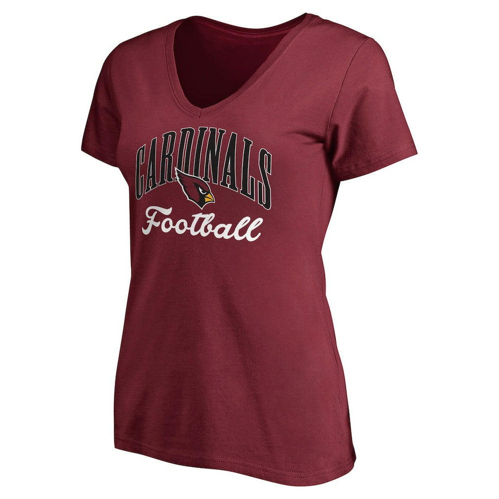 Arizona Cardinals Women's Victory Script V-Neck T-Shirt - Cardinal sale
