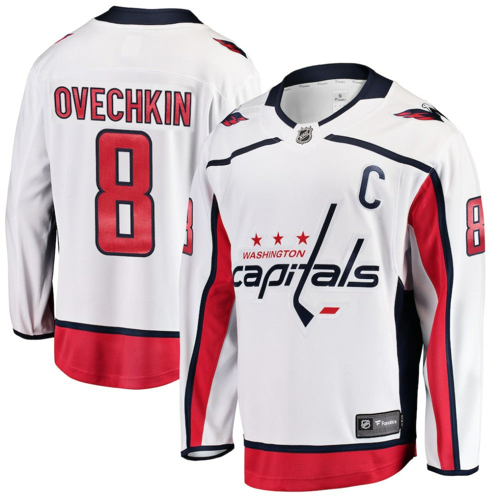 Alexander Ovechkin Washington Capitals Fanatics Breakaway Jersey - White Jerseys