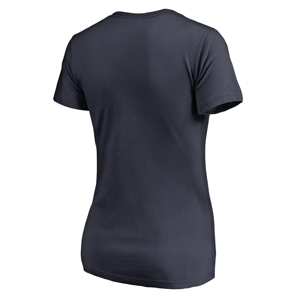 Denver Broncos Women's Victory Script V-Neck T-Shirt - Navy for sale