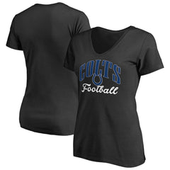 Indianapolis Colts Women's Victory Script V-Neck T-Shirt -Black sale