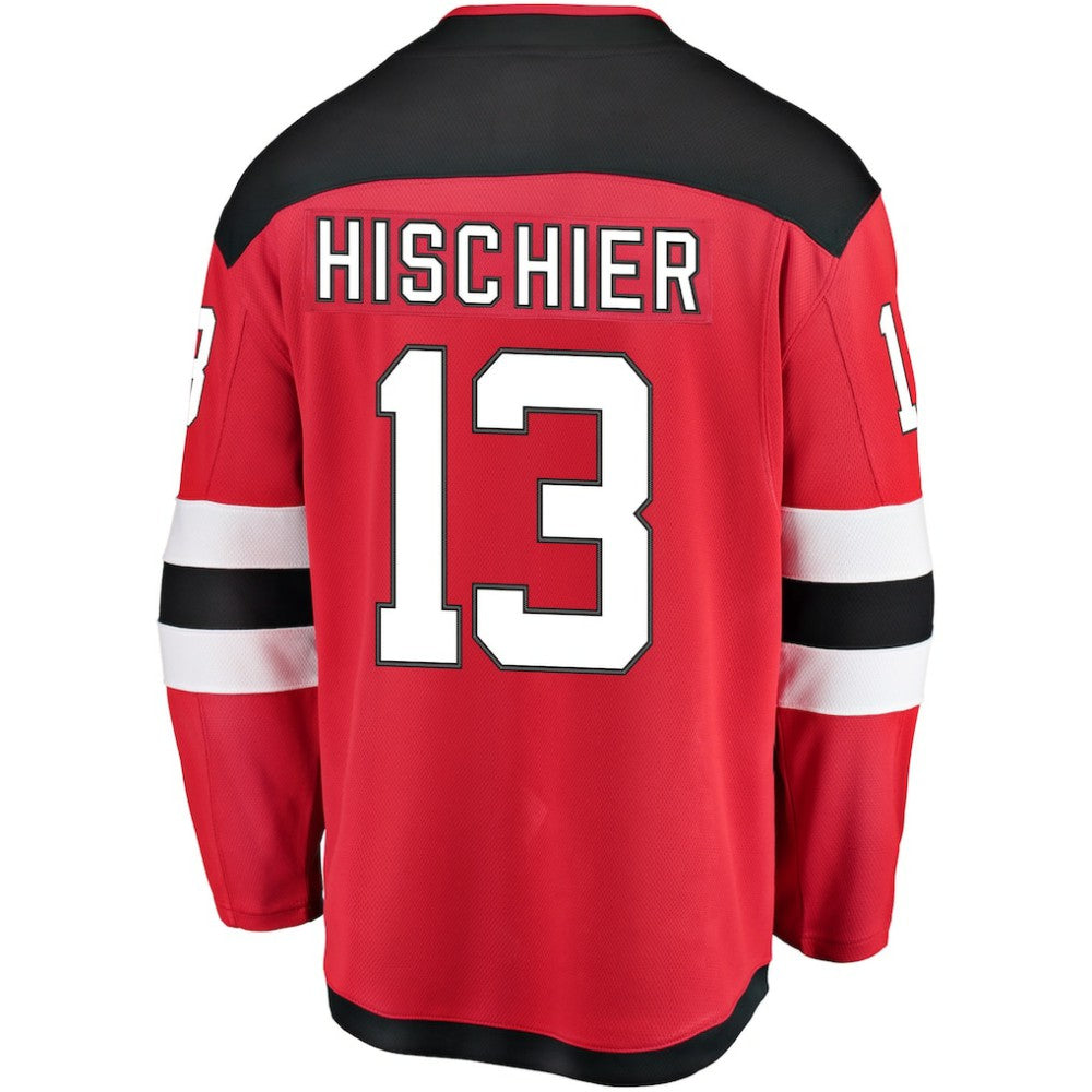 Nico Hischier New Jersey Devils Fanatics Youth Home Breakaway Player Jersey - Red Jerseys