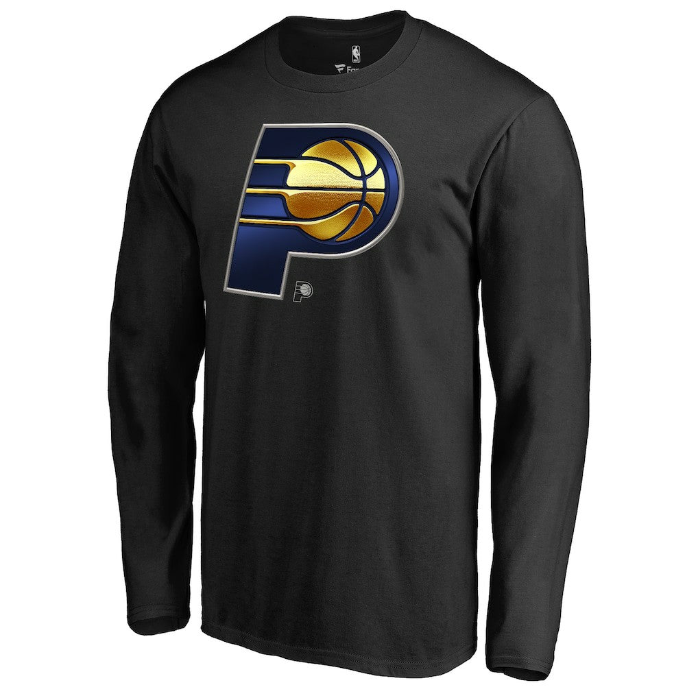 Indiana Pacers Midnight Mascot Long Sleeve T-Shirt - Black on sale