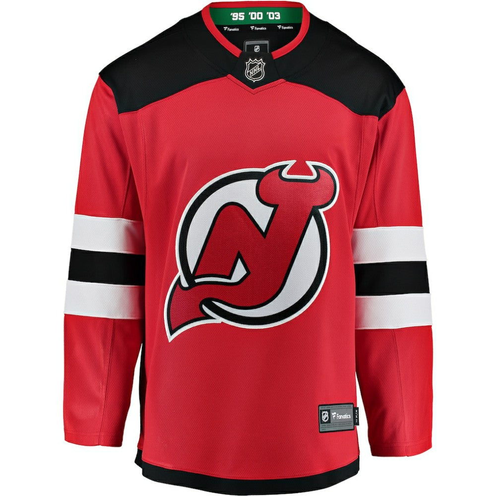 New Jersey Devils Fanatics Youth Breakaway Home Jersey - Red Jerseys