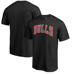 Chicago Bulls Primary Wordmark T-Shirt sale - Black shop