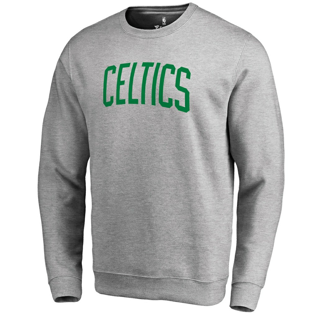 Boston Celtics Wordmark Pullover Sweatshirt - Heathered Gray on sale