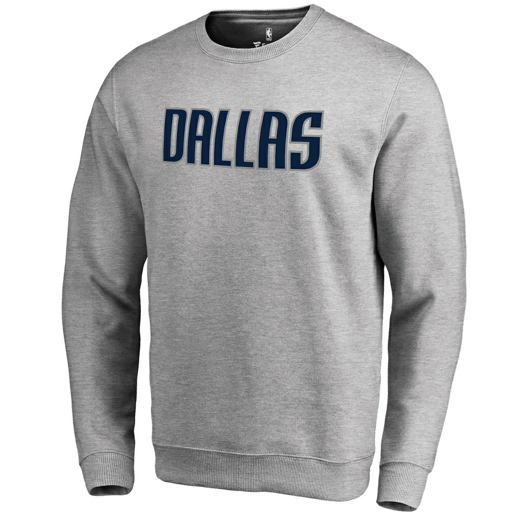 Dallas Mavericks Wordmark Pullover Sweatshirt sale - Heathered Gray for sale