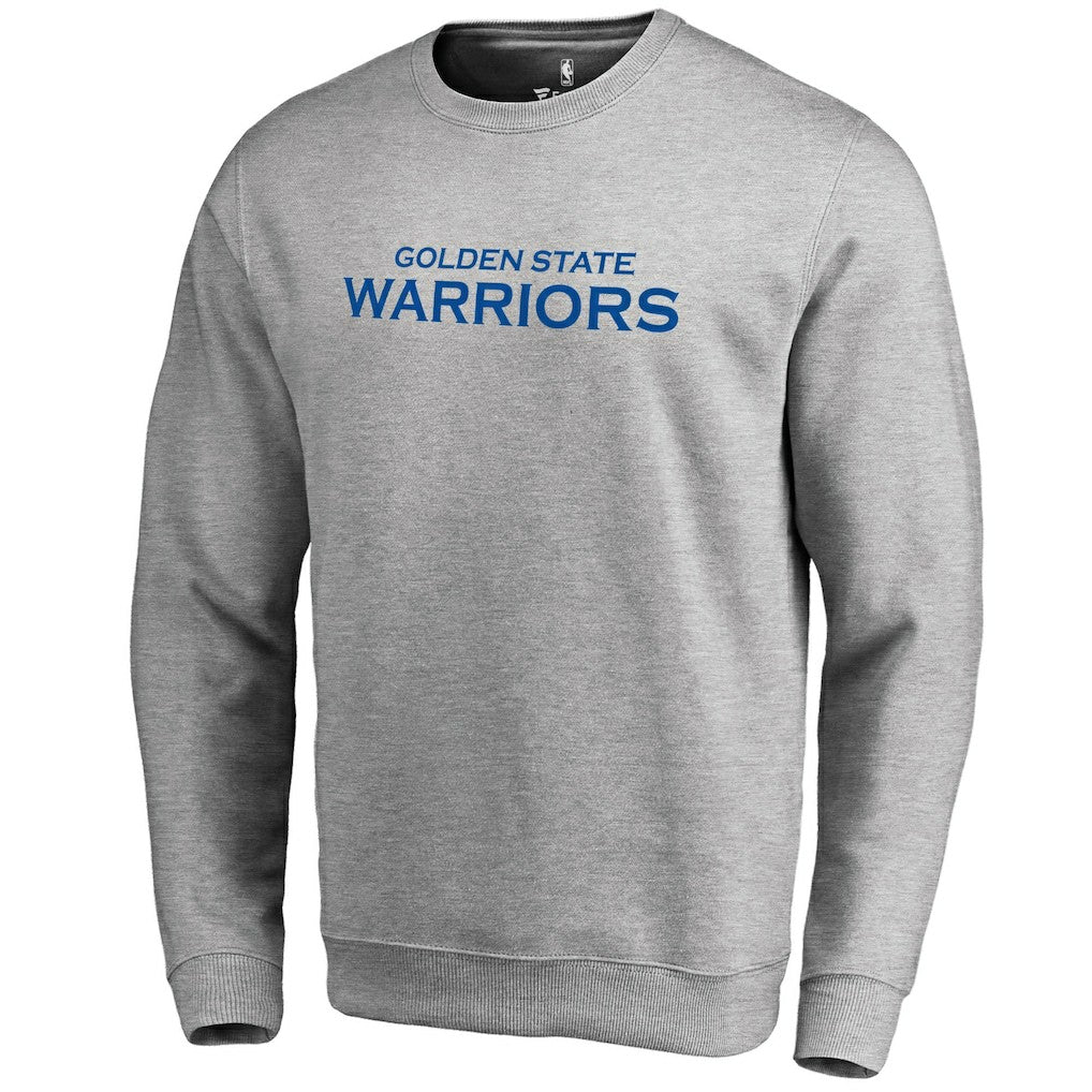Golden State Warriors Wordmark Pullover Sweatshirt sale - Heathered Gray shop