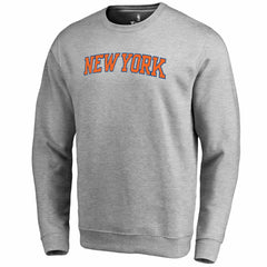 New York Knicks Wordmark Pullover Sweatshirt - Heathered Gray online