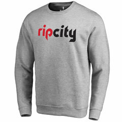 Portland Trail Blazers Wordmark Pullover Sweatshirt - Heathered Gray outlet