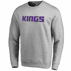 Sacramento Kings Wordmark Pullover Sweatshirt - Heathered Gray shop