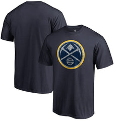 Denver Nuggets Static Logo T-Shirt sale - Navy cheap