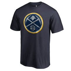 Denver Nuggets Static Logo T-Shirt sale - Navy cheap