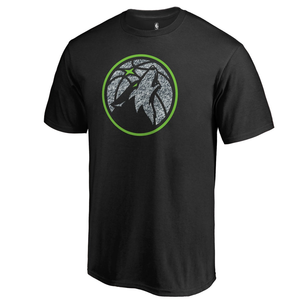 Minnesota Timberwolves Static Logo T-Shirt - Black cheap