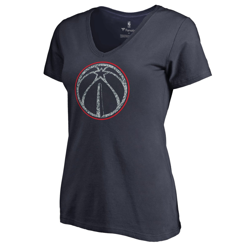 Washington Wizards Women's Static Logo V-Neck T-Shirt - Navy shop