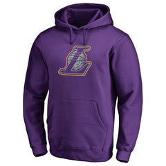 Los Angeles Lakers Static Logo Pullover Hoodie - Purple for sale