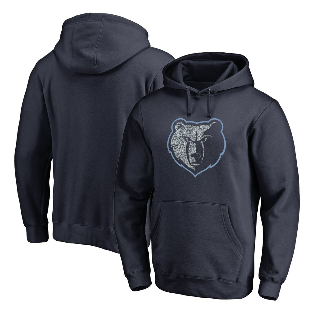 Memphis Grizzlies Static Logo Pullover Hoodie - Navy discount