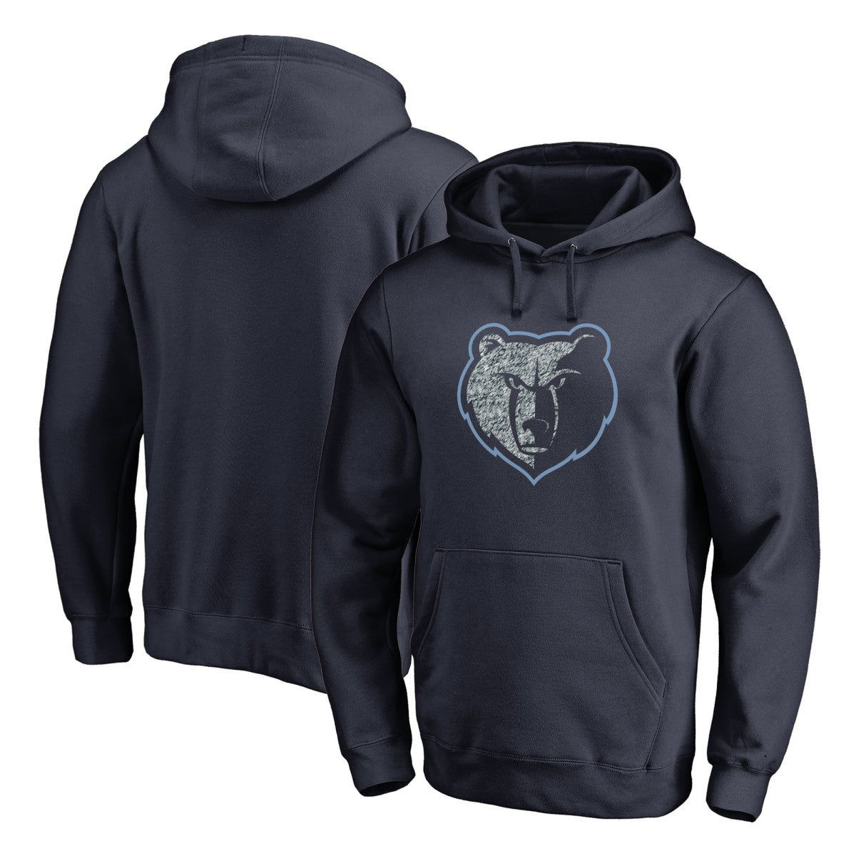 Memphis Grizzlies Static Logo Pullover Hoodie - Navy discount
