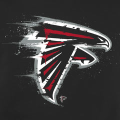 Atlanta Falcons Splatter Logo Pullover Hoodie - Black on sale