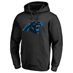 Carolina Panthers Splatter Logo Pullover Hoodie - Black cheap