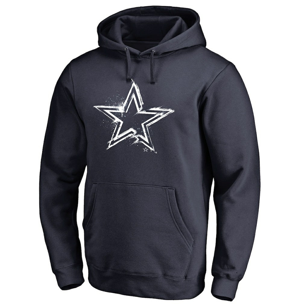 Dallas Cowboys Splatter Logo Pullover Hoodie - Navy on sale