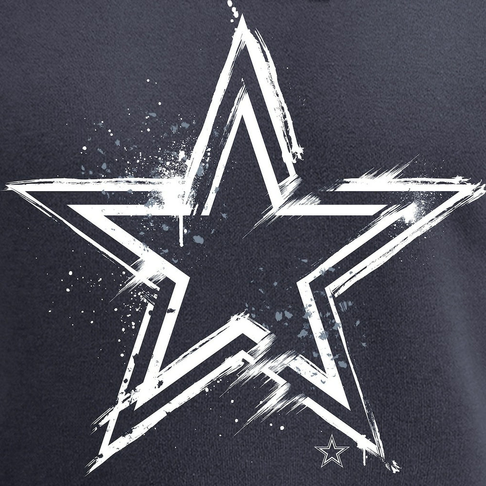 Dallas Cowboys Splatter Logo Pullover Hoodie - Navy on sale