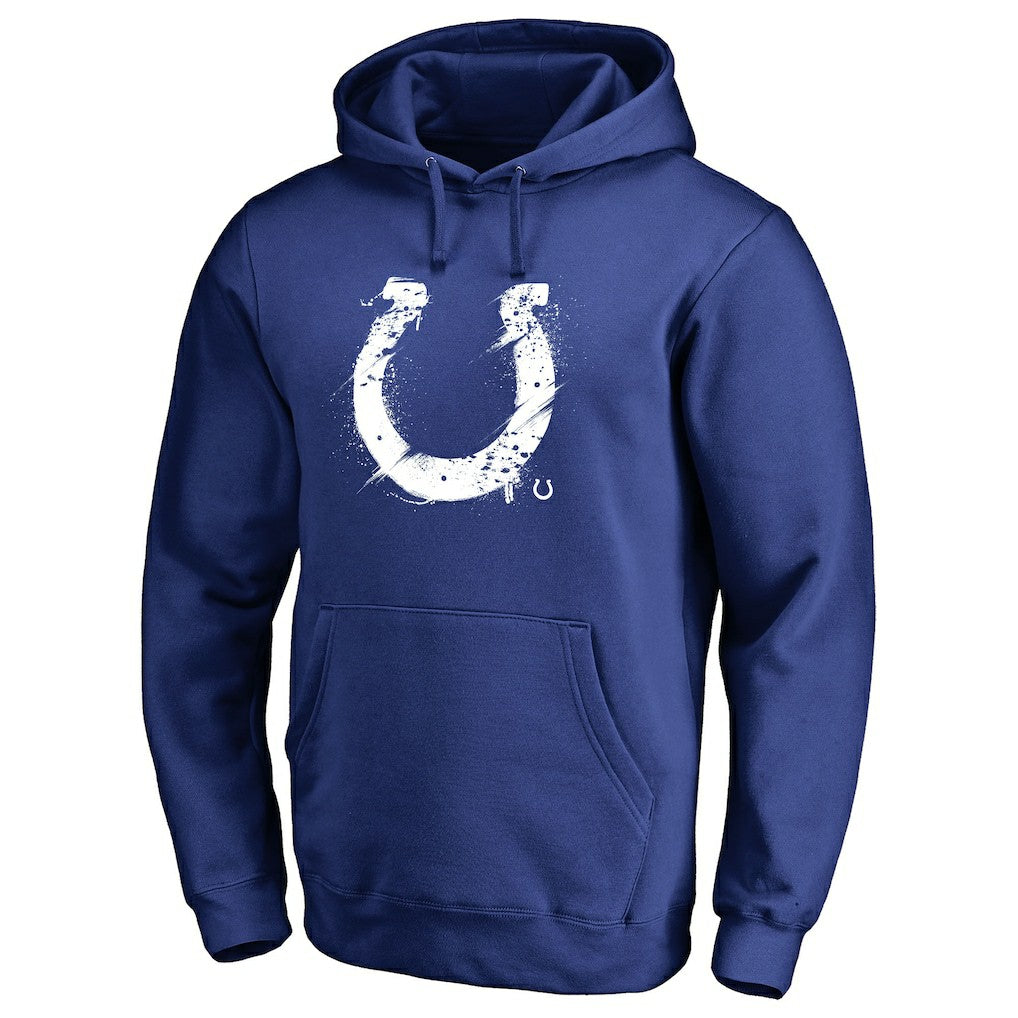 Indianapolis Colts Splatter Logo Pullover Hoodie - Royal for sale