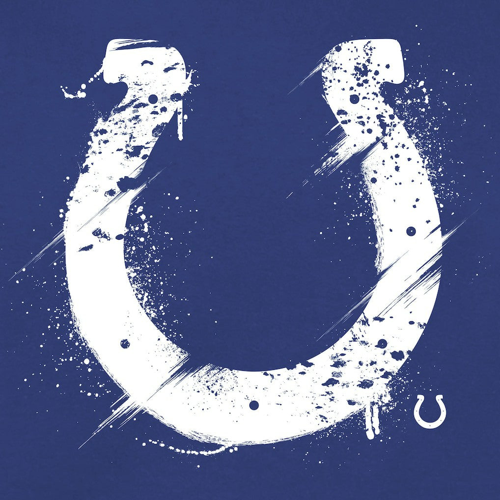 Indianapolis Colts Splatter Logo Pullover Hoodie - Royal for sale