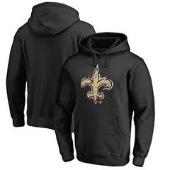 New Orleans Saints Splatter Logo Pullover Hoodie - Black sale