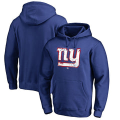 New York Giants Splatter Logo Pullover Hoodie - Royal outlet