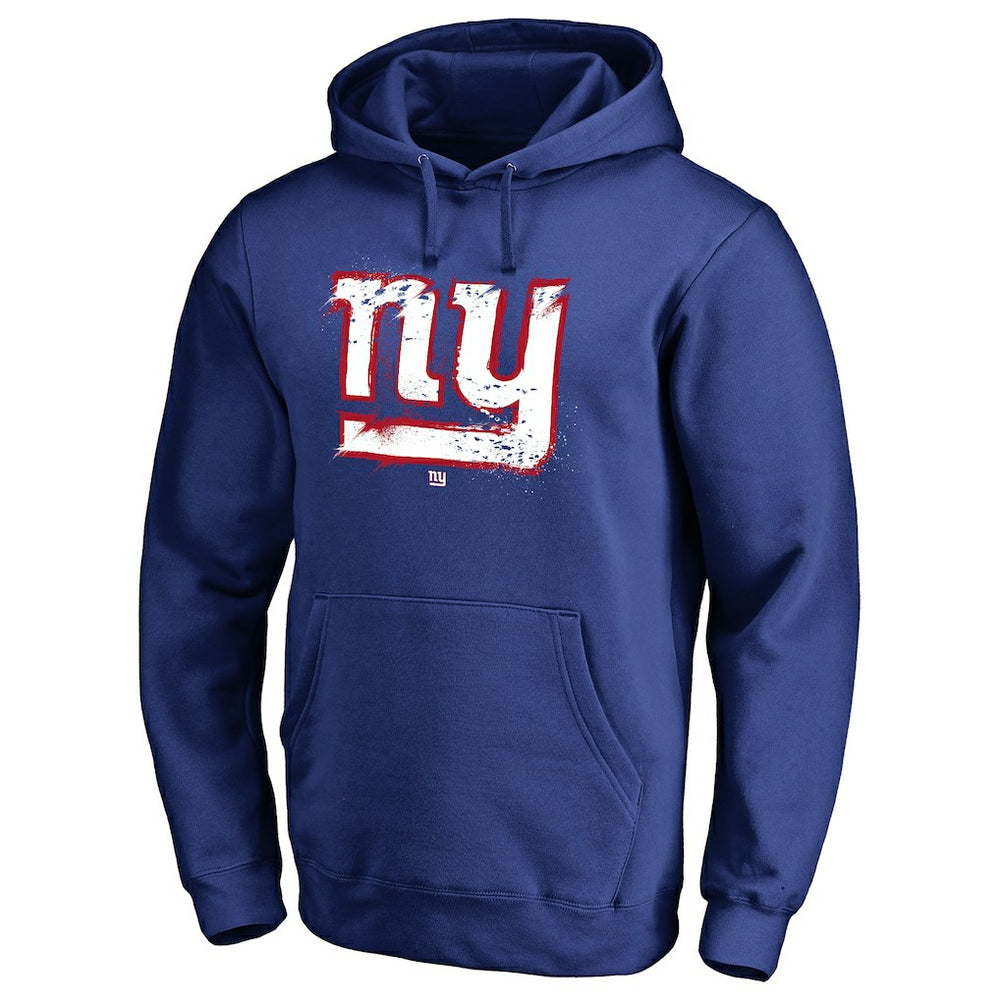 New York Giants Splatter Logo Pullover Hoodie - Royal outlet