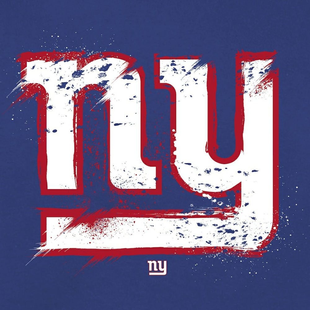 New York Giants Splatter Logo Pullover Hoodie - Royal outlet
