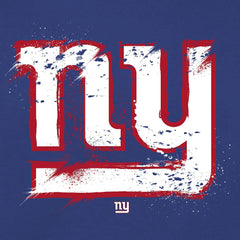 New York Giants Splatter Logo Pullover Hoodie - Royal outlet