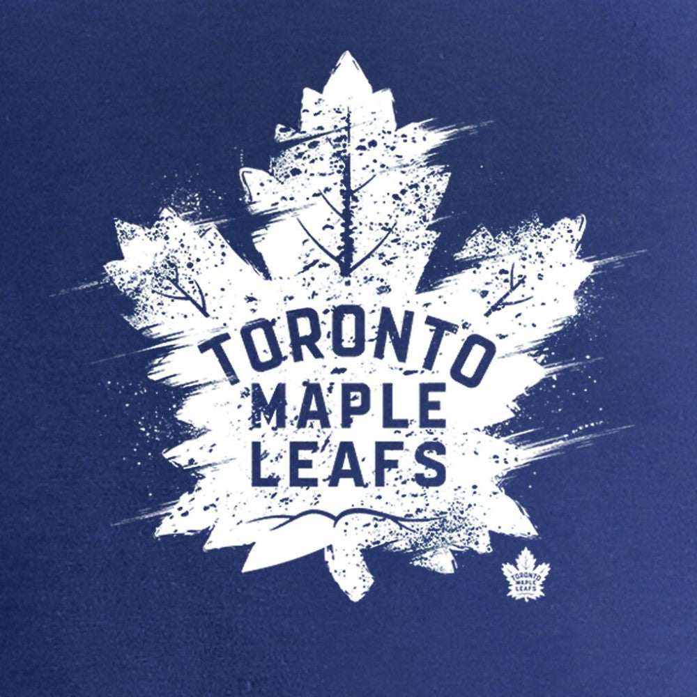 Toronto Maple Leafs Women's Splatter Logo V-Neck T-Shirt - Royal T-shirts