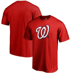 Washington Nationals Splatter Logo T-Shirt Red
